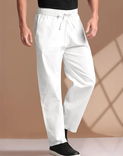 White Loose-Fit Pyjamas