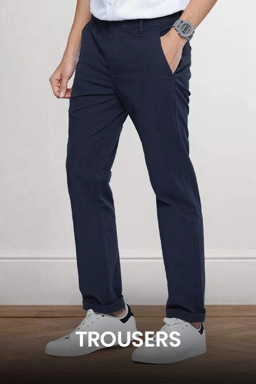 Online Shopping site for men trousers