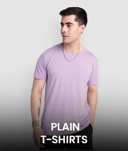 Trendiest designs available in Plain T-Shirts