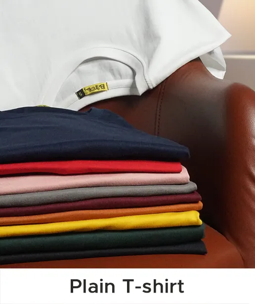 Plain t-shirts for men