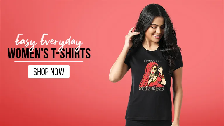 Women t-shirts banner