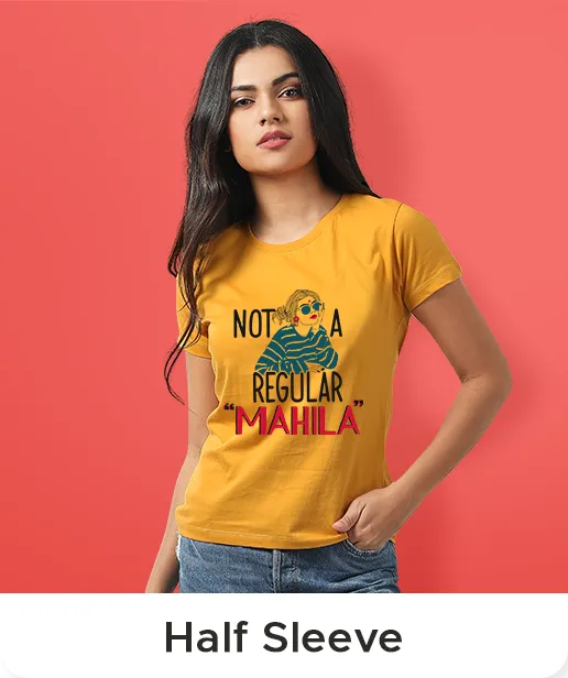 Half sleeve t-shirts for women