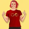 Infinite Pizza Graphic T-shirt For Girls
