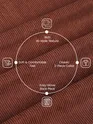 Brown Textured Corduroy Shirt