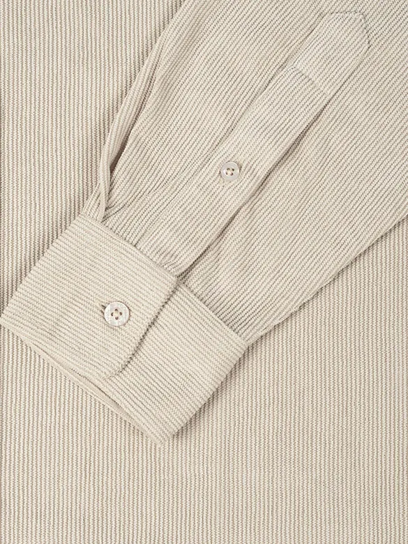 Off-White Textured Corduroy Shirt