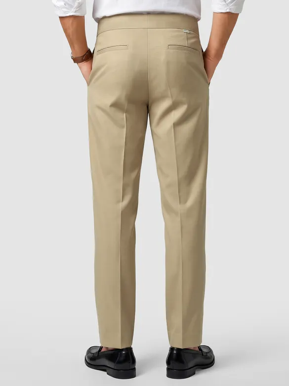 Beige Gurkha Pants