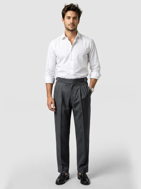 Black Gurkha Pants