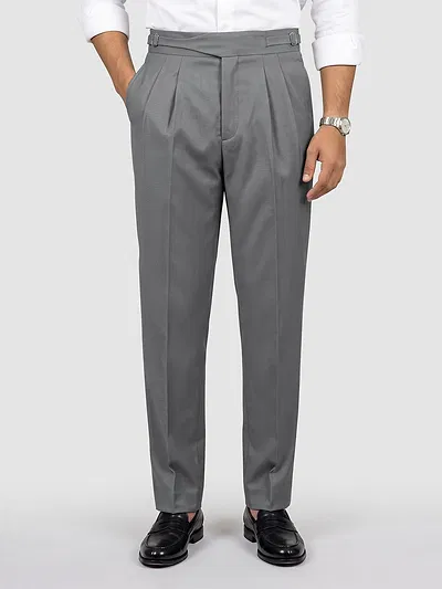 Light Grey Gurkha Pants