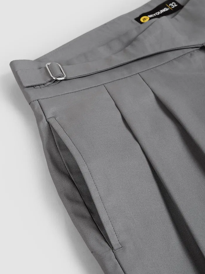 Light Grey Gurkha Pants