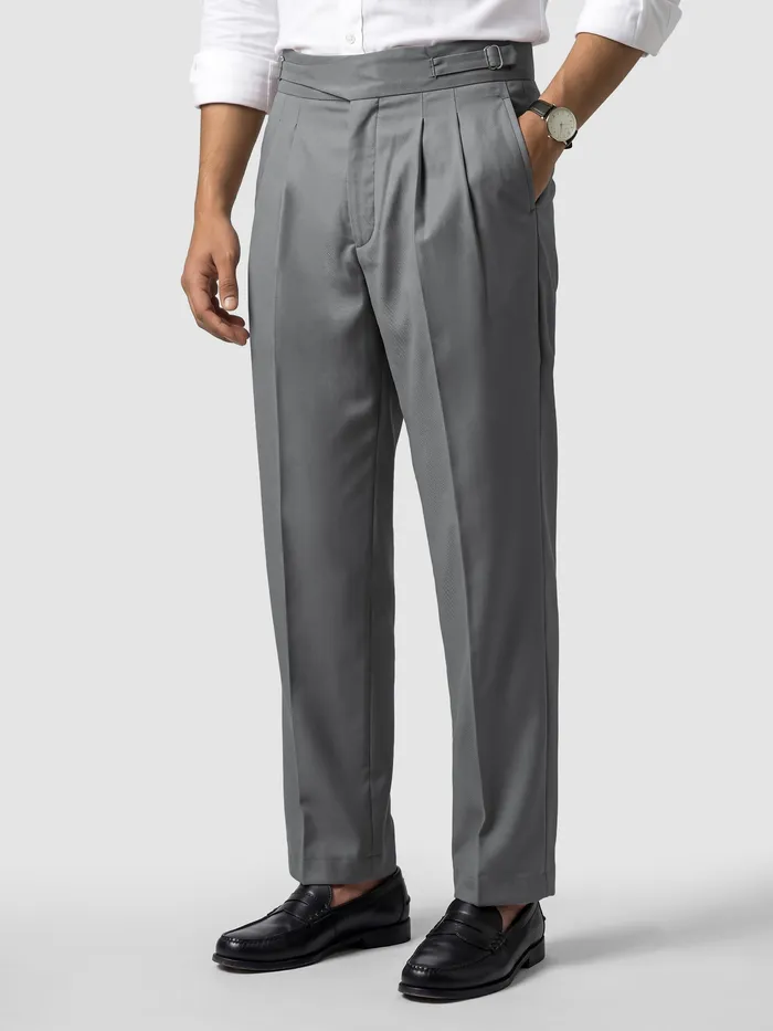 Light Grey Gurkha Pants