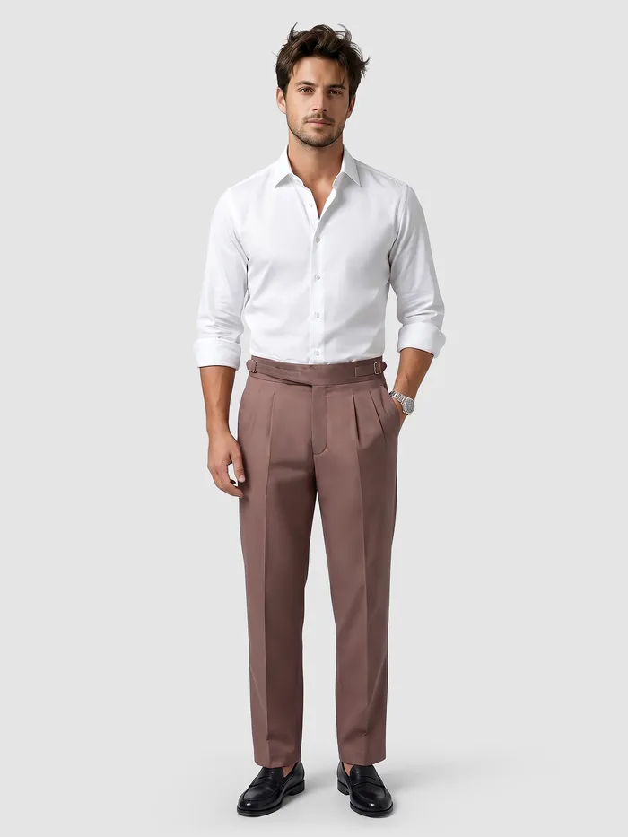 Mauve Gurkha Pants