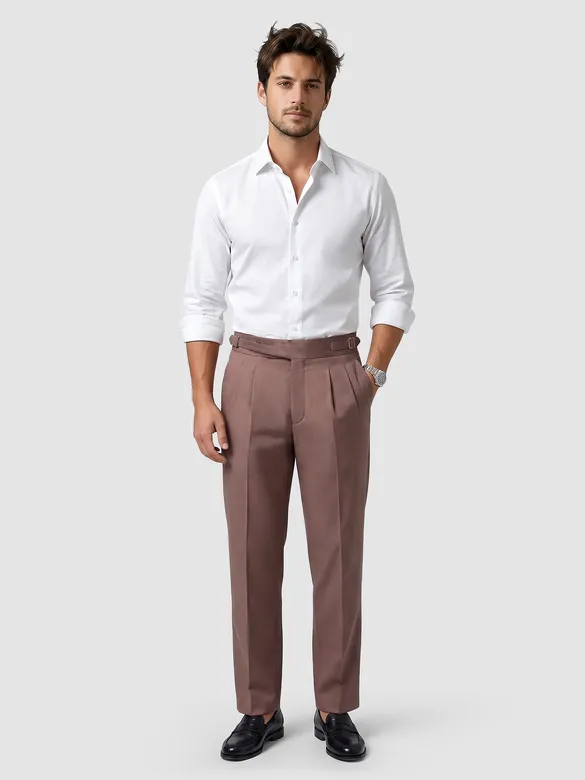Mauve Gurkha Pants