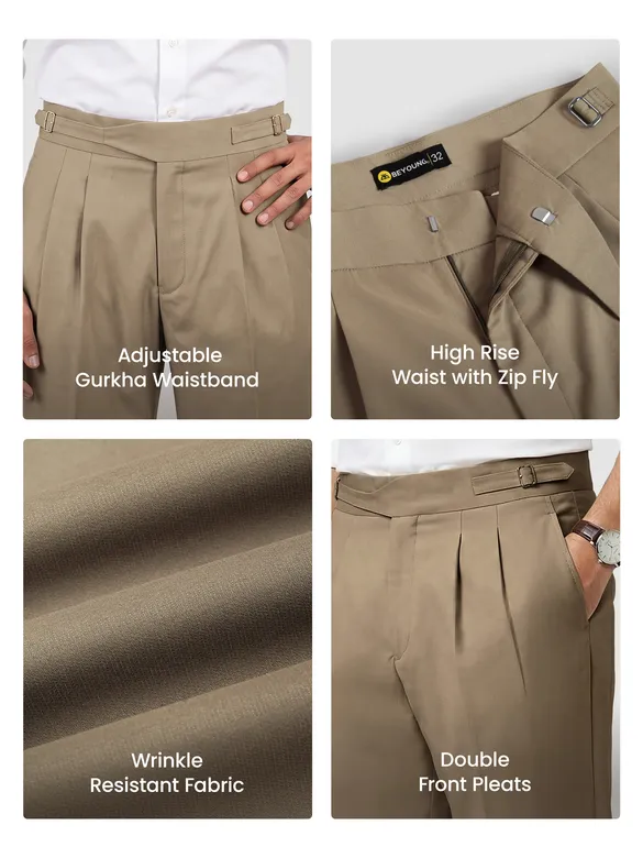 Peanut Brown Gurkha Pants