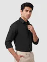 Black - Plain Cotton Shirts