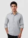 Grey - Plain Cotton Shirts