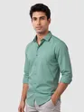 Pista Green - Plain Cotton Shirts
