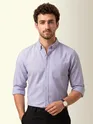 Lavender Oxford Plain Shirt