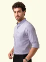 Lavender Oxford Plain Shirt