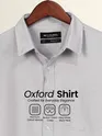 Grey Oxford Plain Shirt