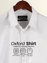 White Oxford Plain Shirt