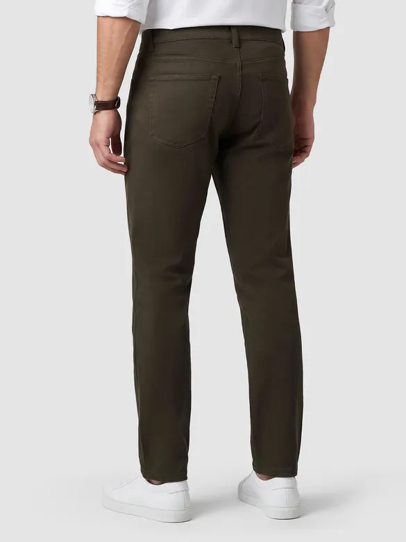 Darkest Brown Regular-fit Chino Pants
