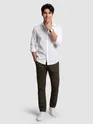 Darkest Brown Regular-fit Chino Pants