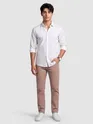 Mauve Pink Regular-fit Chino Pants