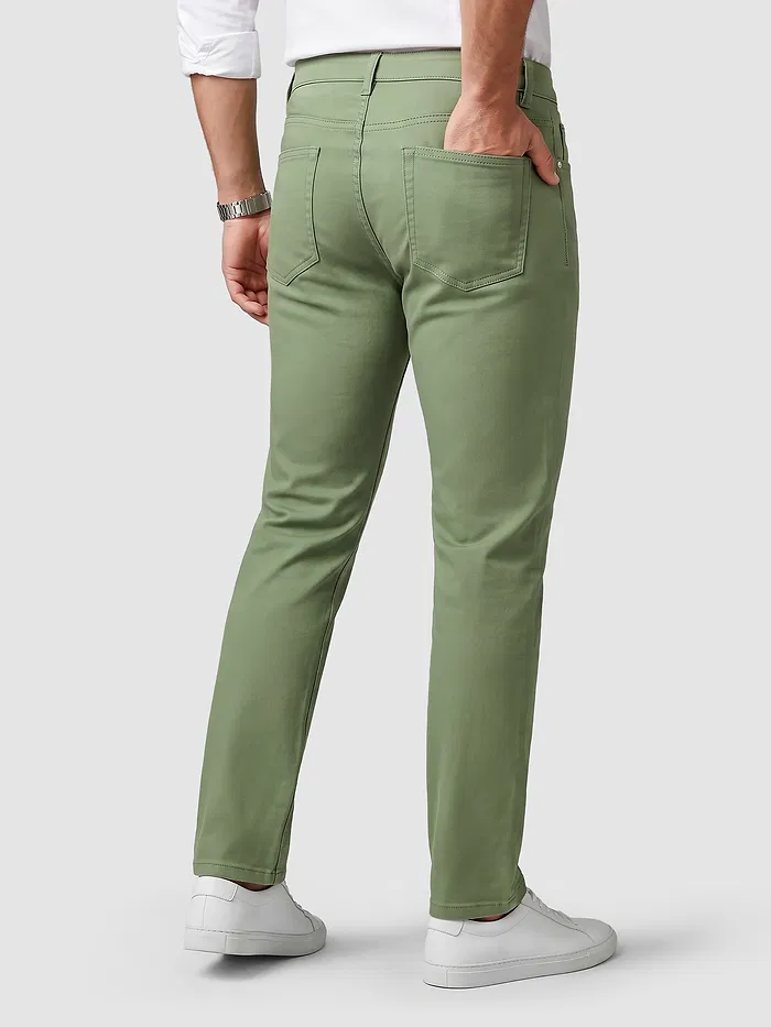 Sage green Regular-fit Chino Pants