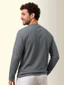 Grey Recycled Full Sleeves Relaxed T-Shirt