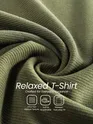 Olive Green Recycled Full Sleeves Relaxed T-Shirt