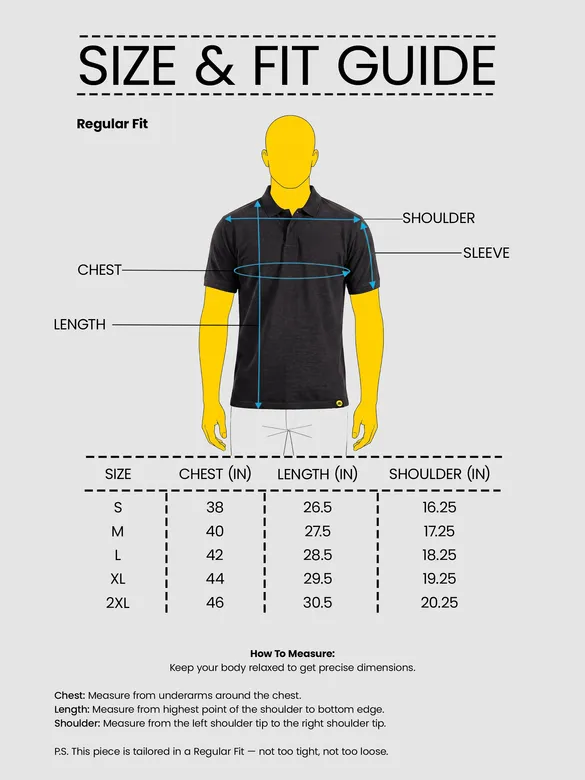 Black Acid Wash Polo T-shirt