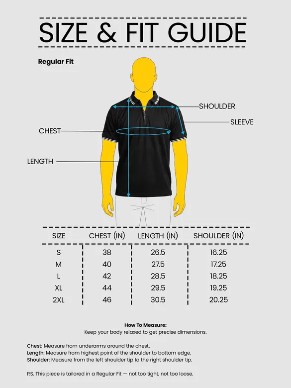 Black Texture Knit Zipper Polo T-shirt