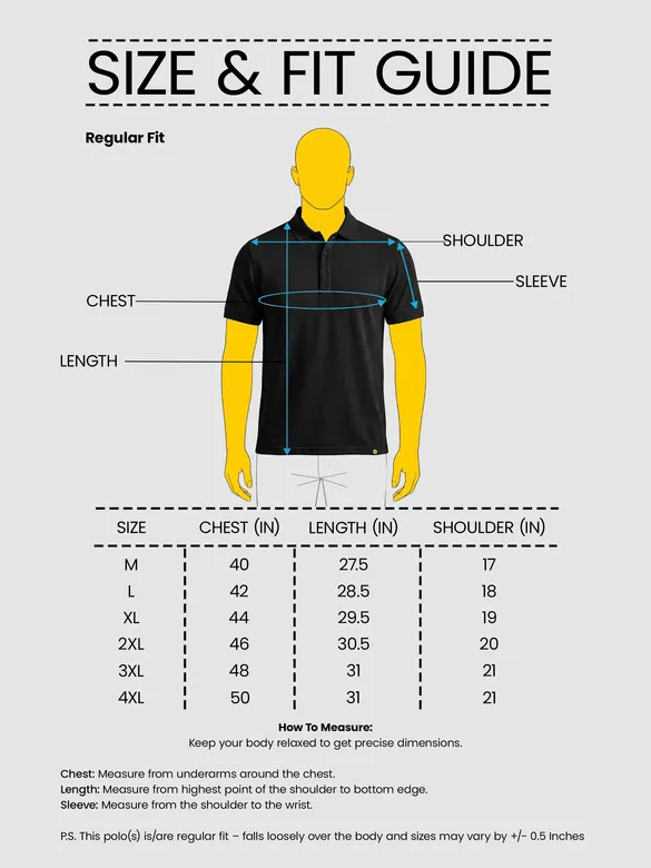 Bold Black Plus Size Polo T-shirt