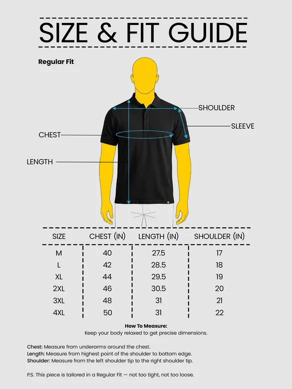 Bold Black Polo T-shirt