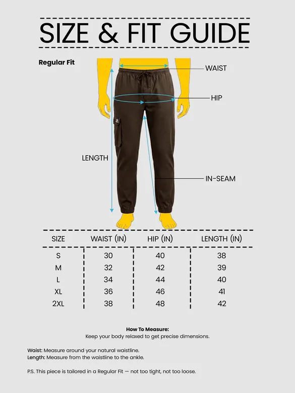 Coffee Brown Cotton Cargo Joggers