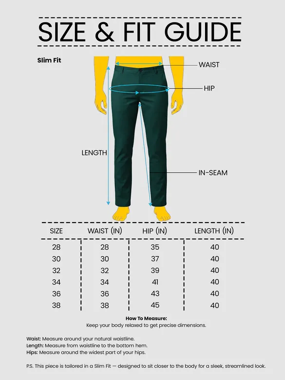 Dark Green Chino Pants