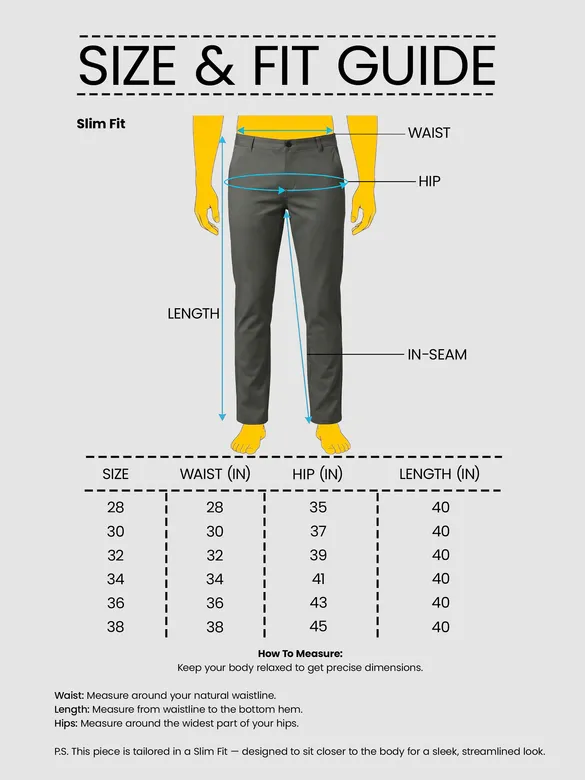Dark Grey Chino Pants