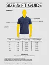 Denim Blue Acid Wash Polo T-shirt