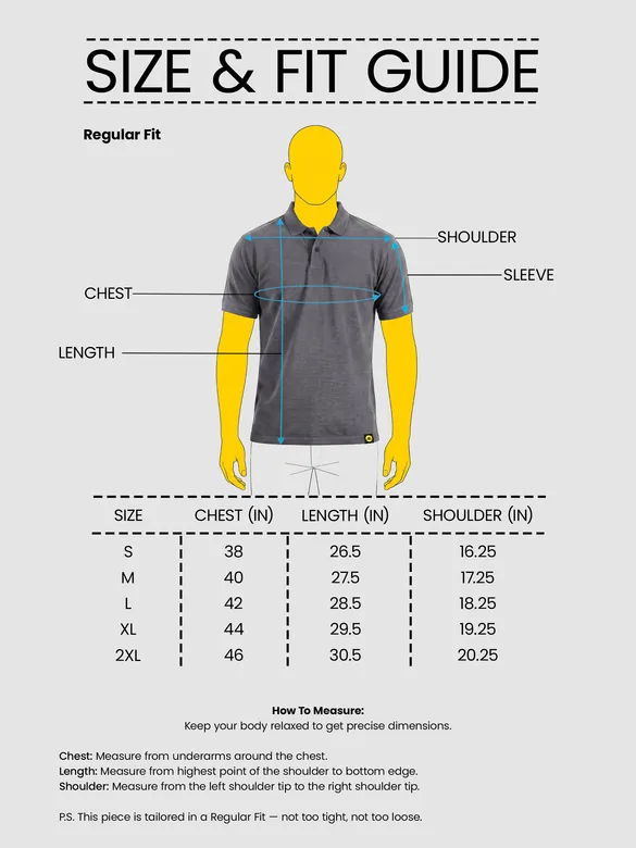 Grey Acid Wash Polo T-shirt