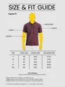Maroon Acid Wash Polo T-shirt
