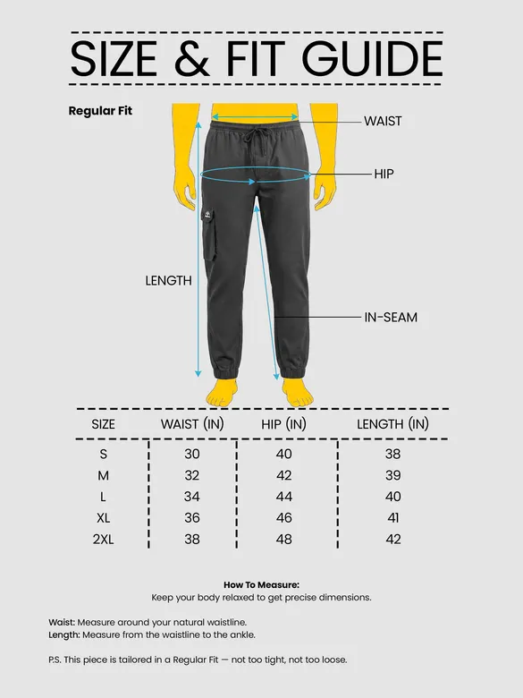 Metal Grey Cotton Cargo Joggers