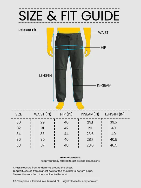 Metal Grey Elasticated Cargo