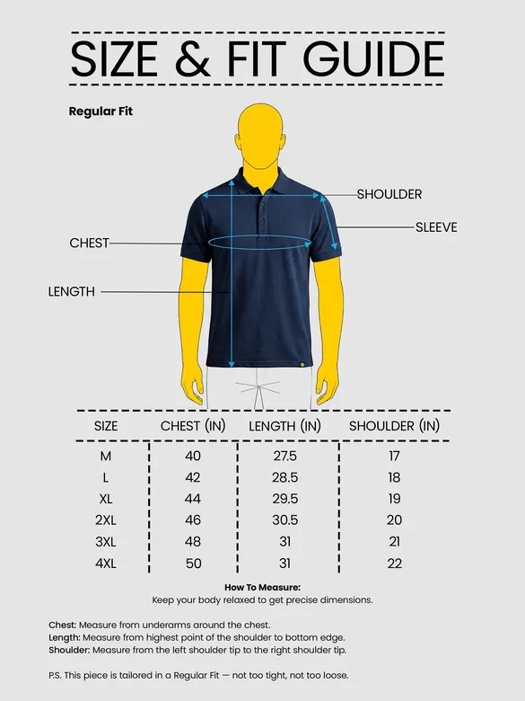 Navy Blue Polo T-shirt