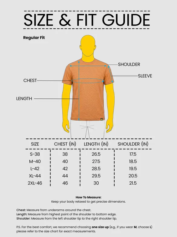 Orange Jacquard Striped T-Shirt