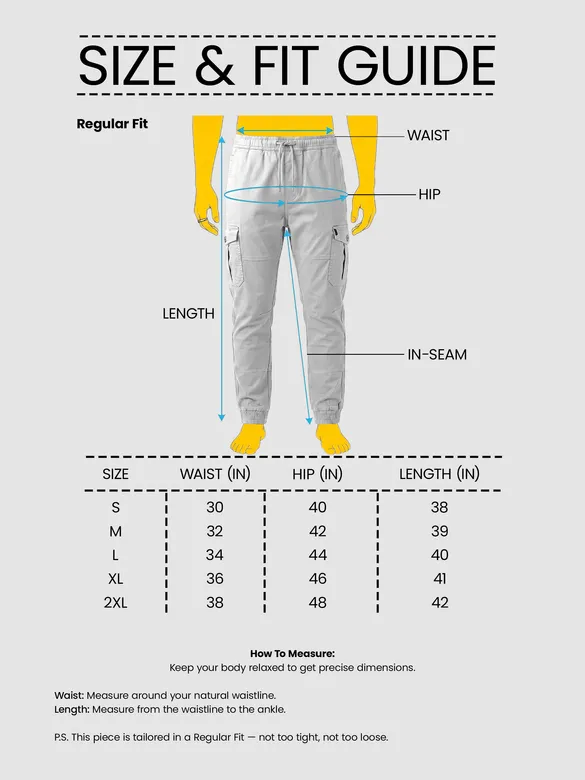 Pale Grey Heavy Gauge Cargo Joggers
