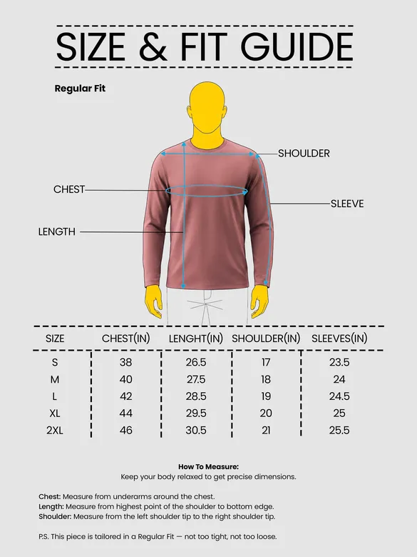 Plain Mauve Glow Full Sleeves T-shirt
