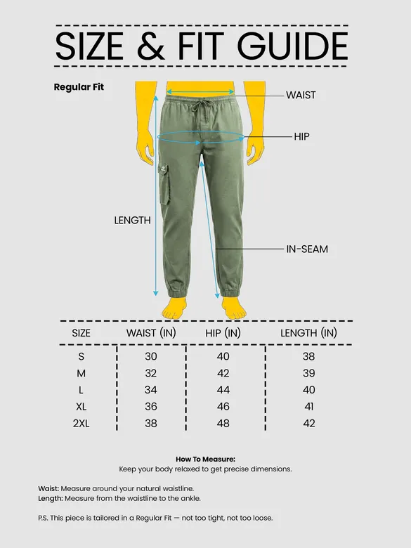 Sage Green Cotton Cargo Joggers