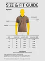 Sand Brown Acid Wash Polo T-shirt
