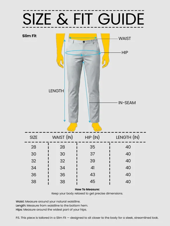 Silvery White Chino Pants
