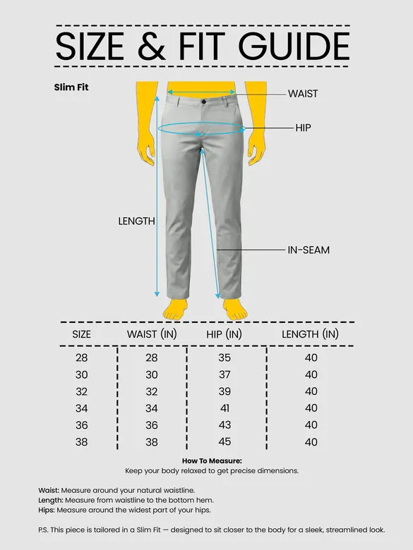 Space Grey Chino Pants